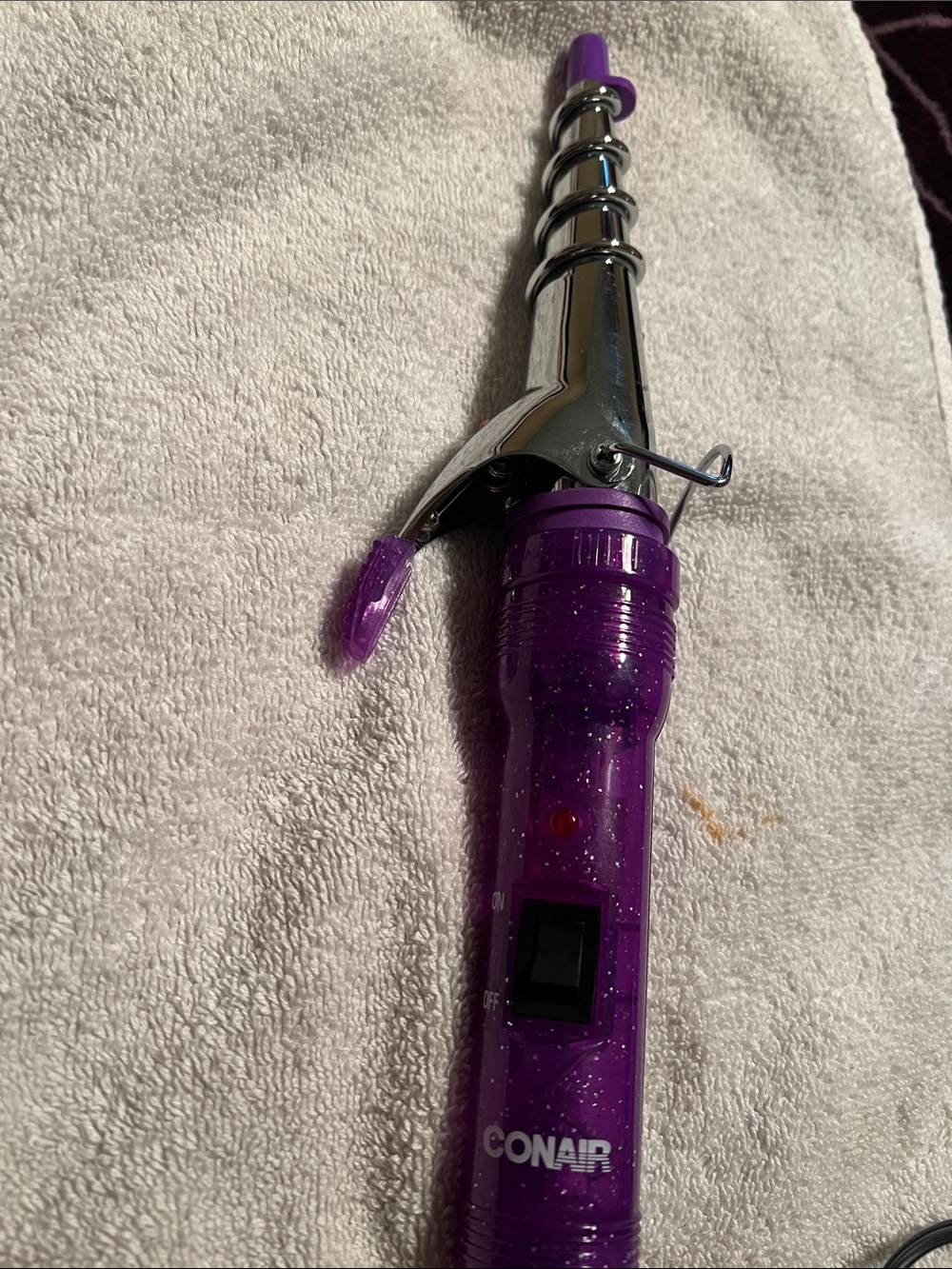 Conair Purple Sparkle 1" Curling Wand